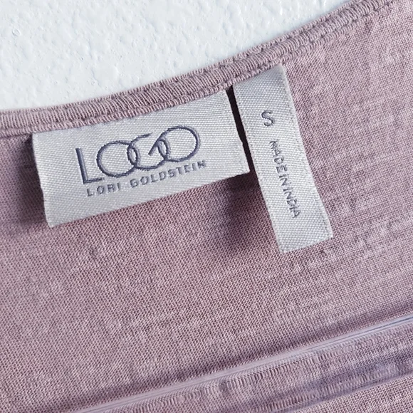 LOGO by Lori Goldstein Floral Lace Sleeveless Tank Top - Picture 7 of 7